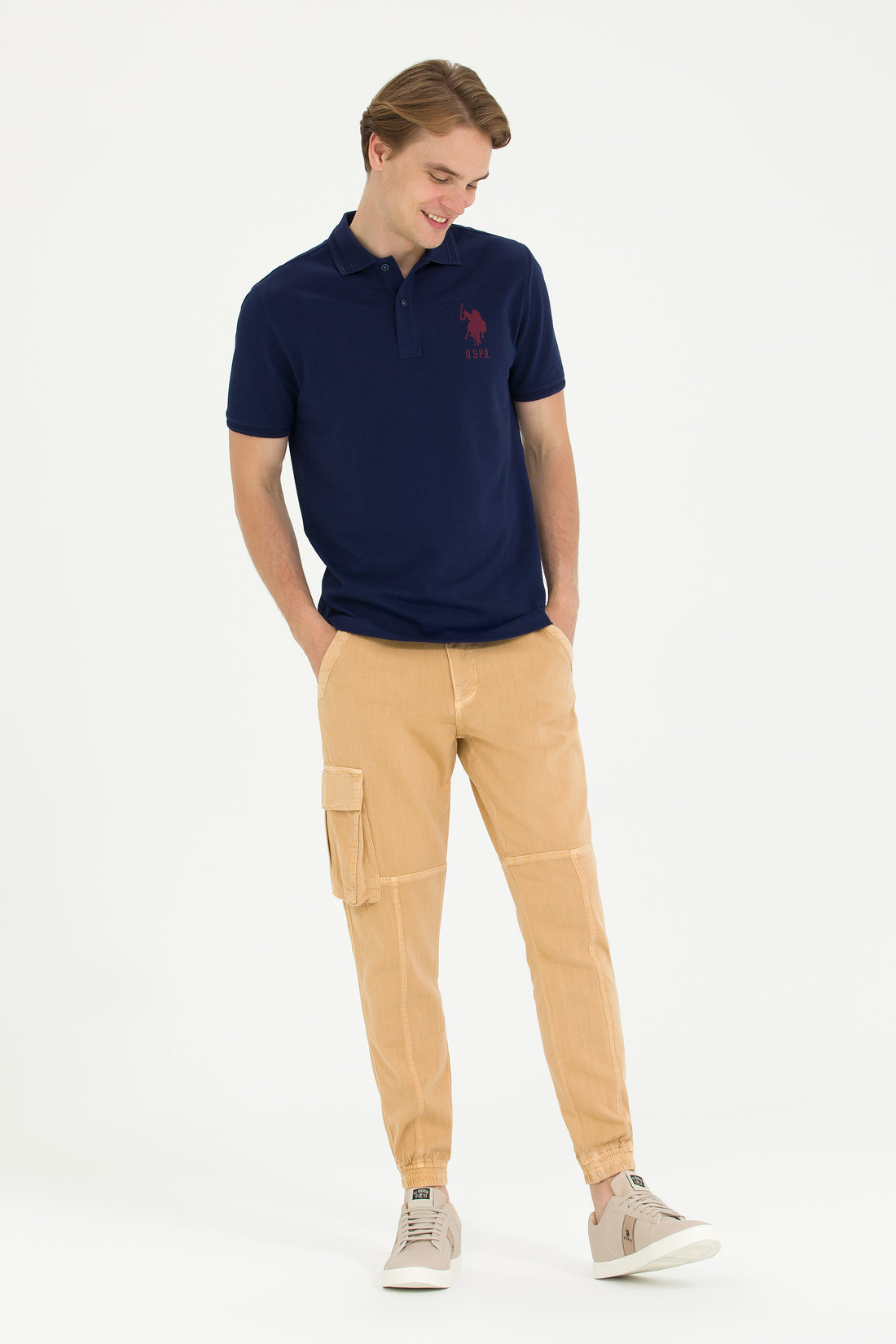 Men's Camel Canvas Pants