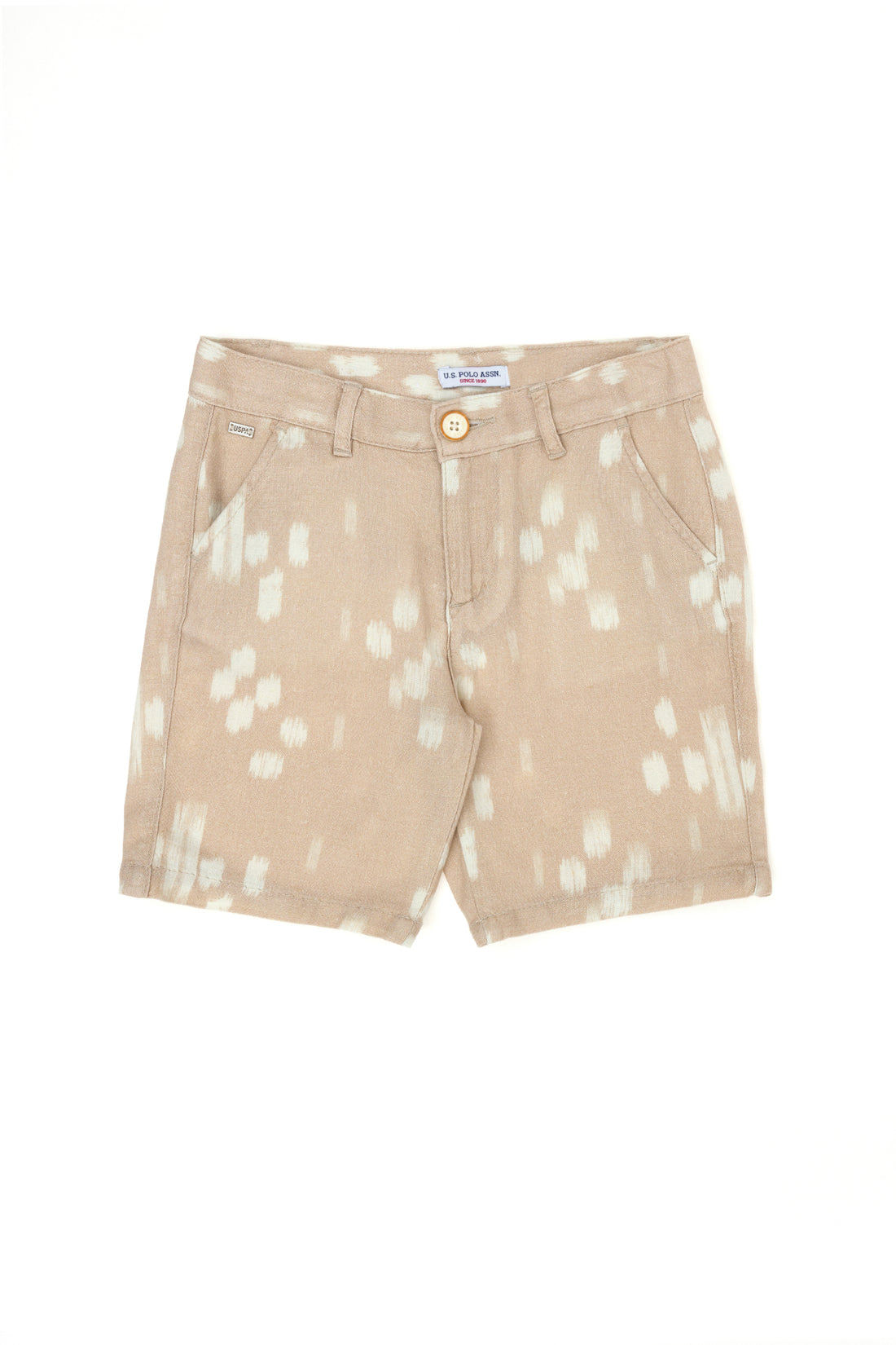 Boy's Beige Knitted Shorts