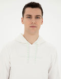 Ecru Regular Fit Sweatshirt