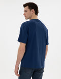 Light Navy Comfort Fit Basic T-Shirt