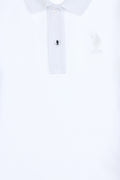Boy's White Basic T-Shirt