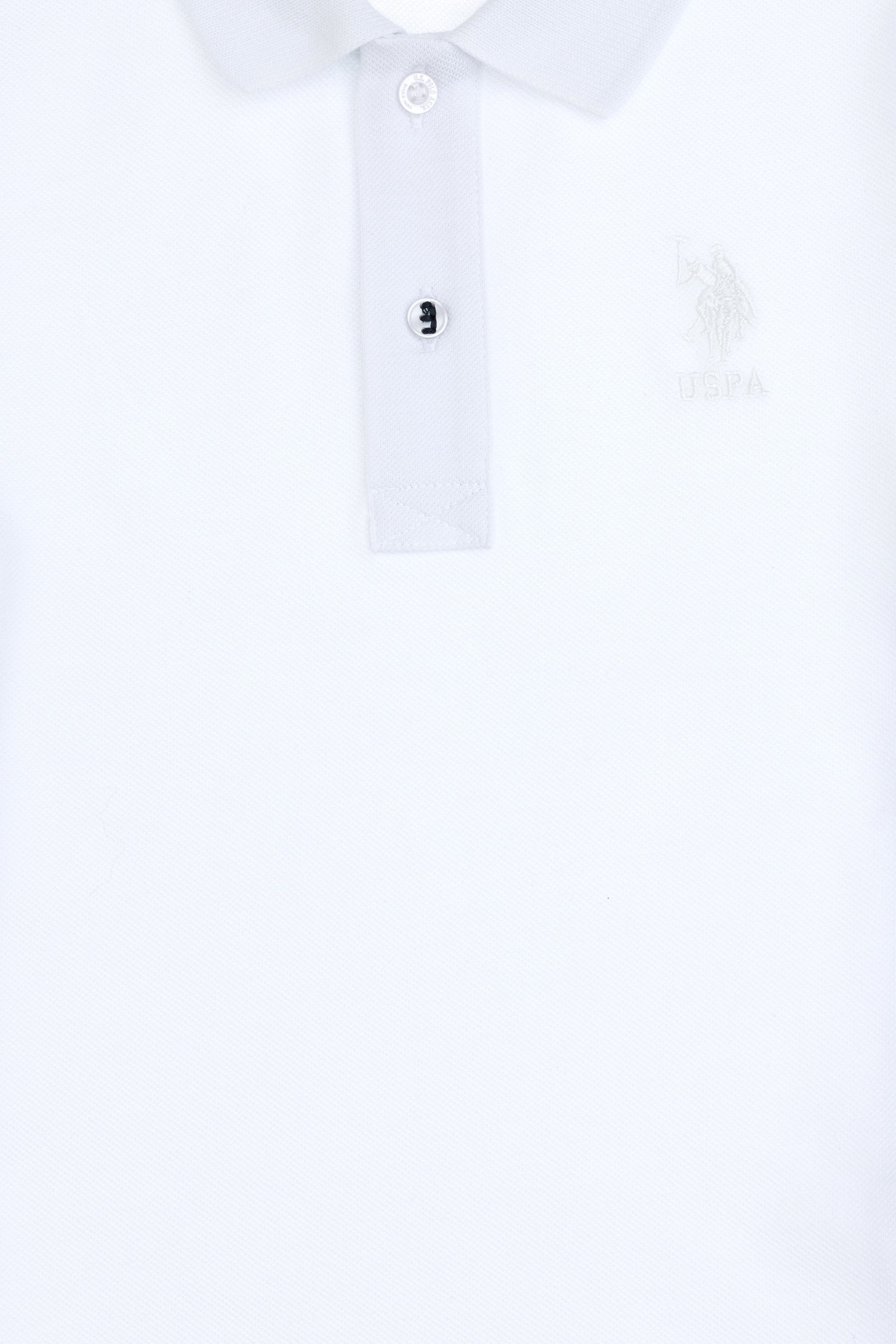 Boy's White Basic T-Shirt