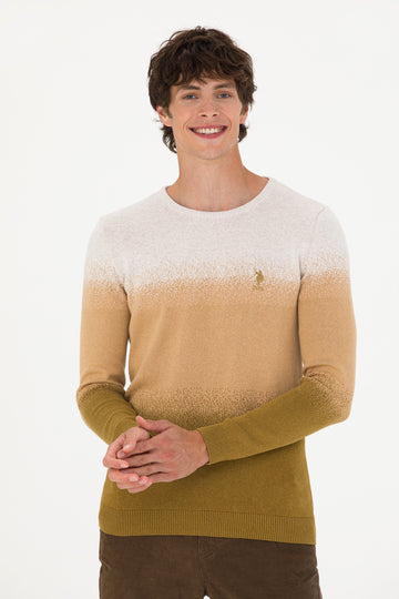 Men's Stone Melange Sweater