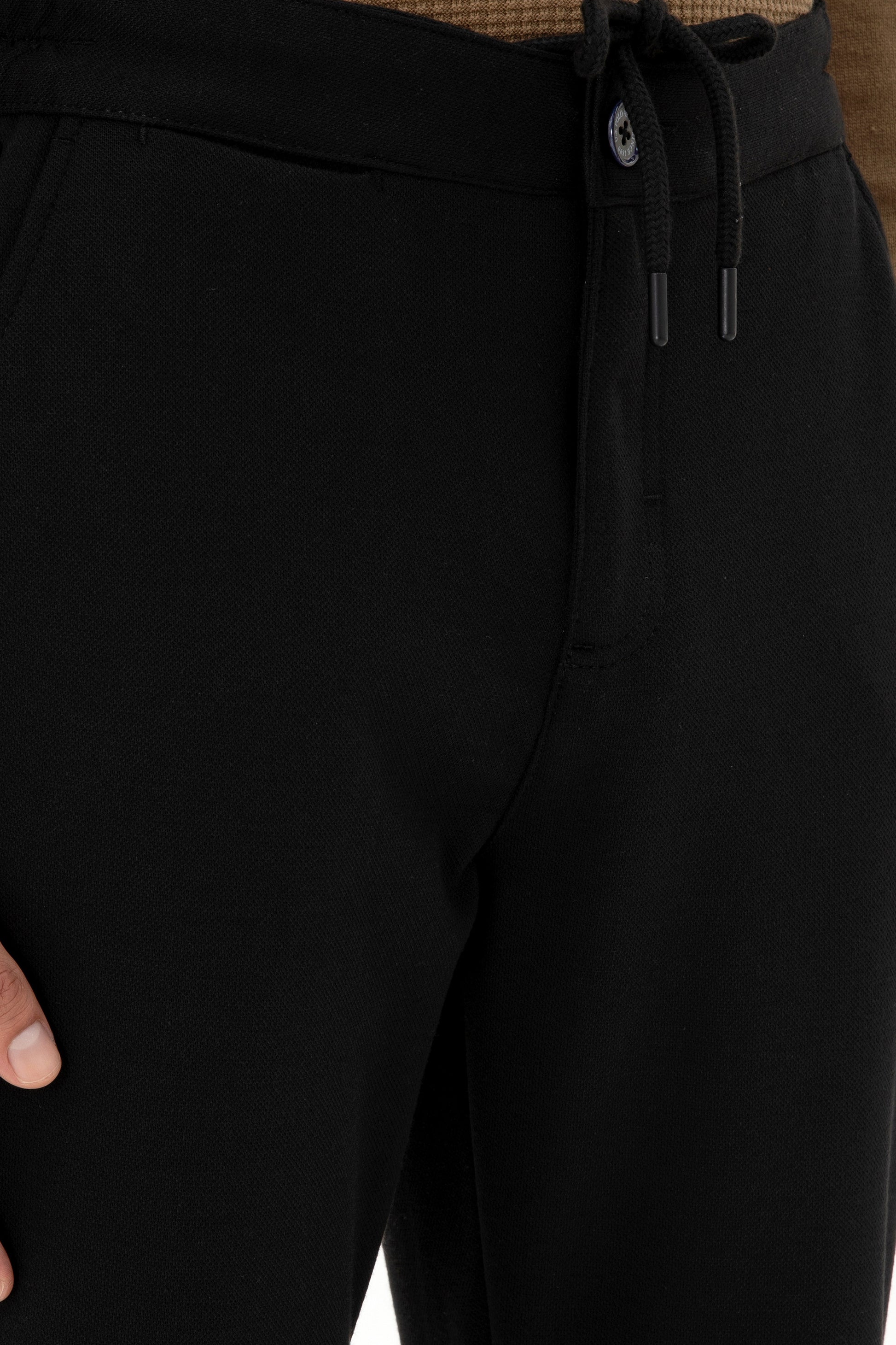Men's Black Canvas Pants