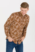 Men's Camel Long Sleeve Shirt