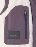 Purple Hooded Inflatable Warm Vest
