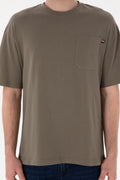 Men's Comfort Fit Crew Neck Mink T-Shirt