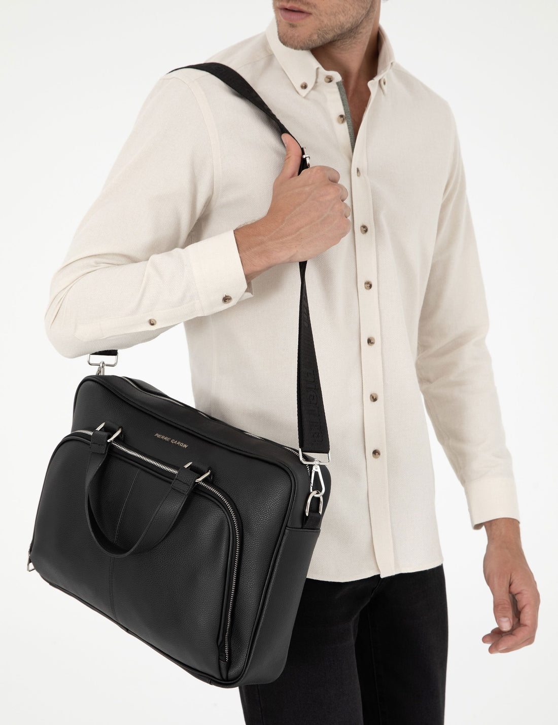 Men's Black Briefcase
