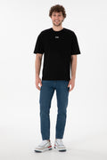 Men's Comfort Fit Crew Neck Black T-Shirt
