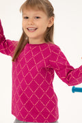 Girl's Fuchsia Sweatshirt