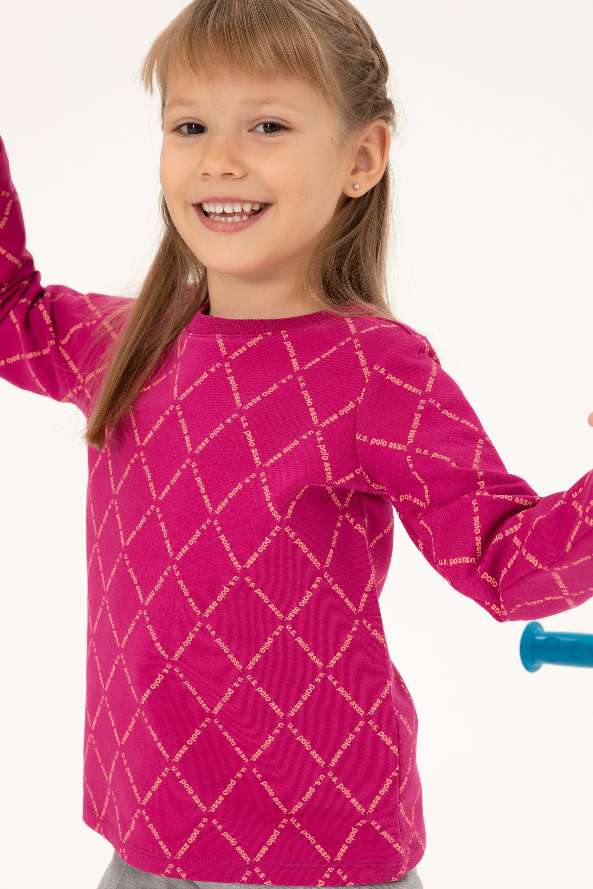 Girl's Fuchsia Sweatshirt