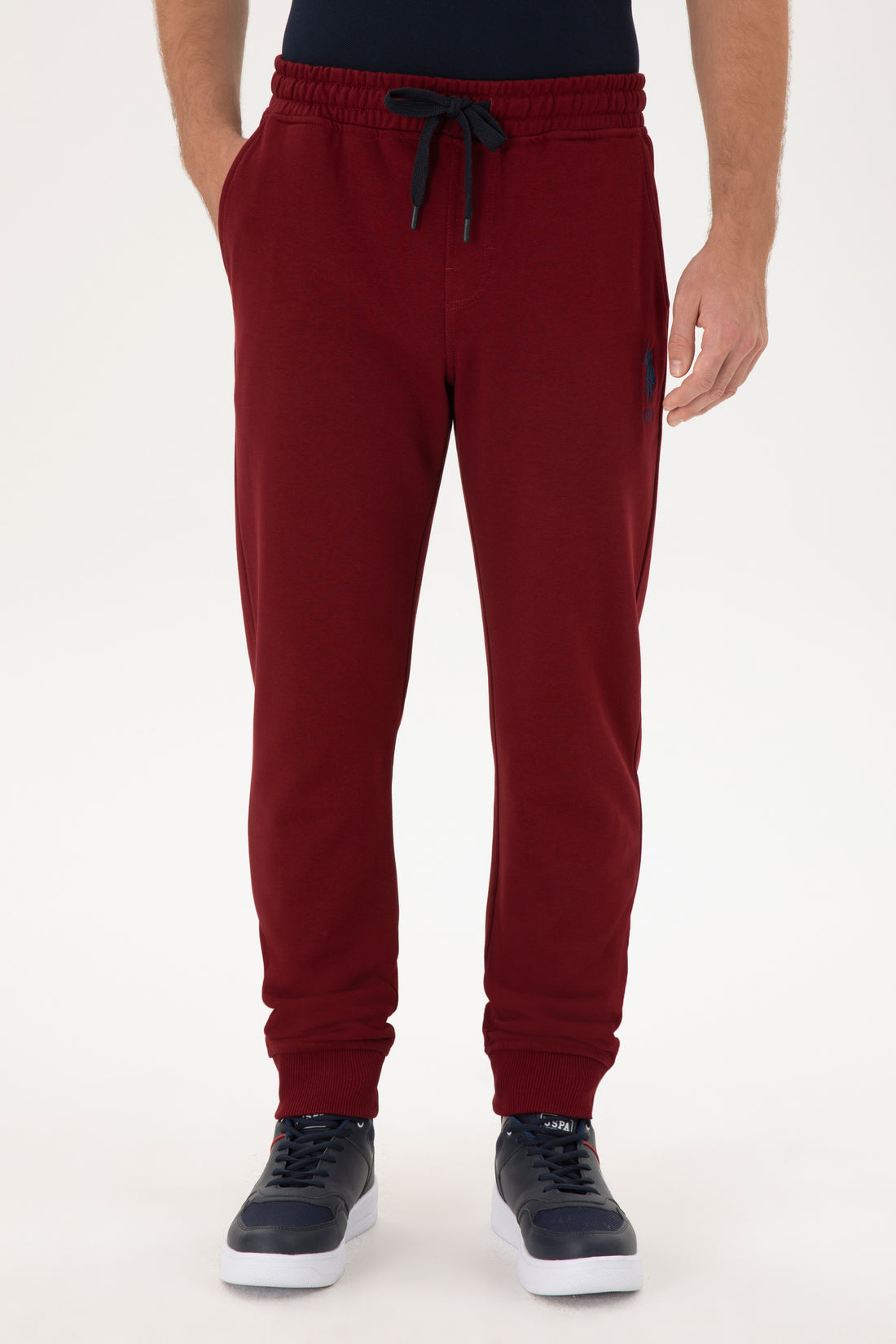 Men's Burgundy Sweatpants