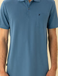 Dark Blue Regular Fit Basic T-Shirt