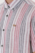 Men's Red Short Sleeve Shirt