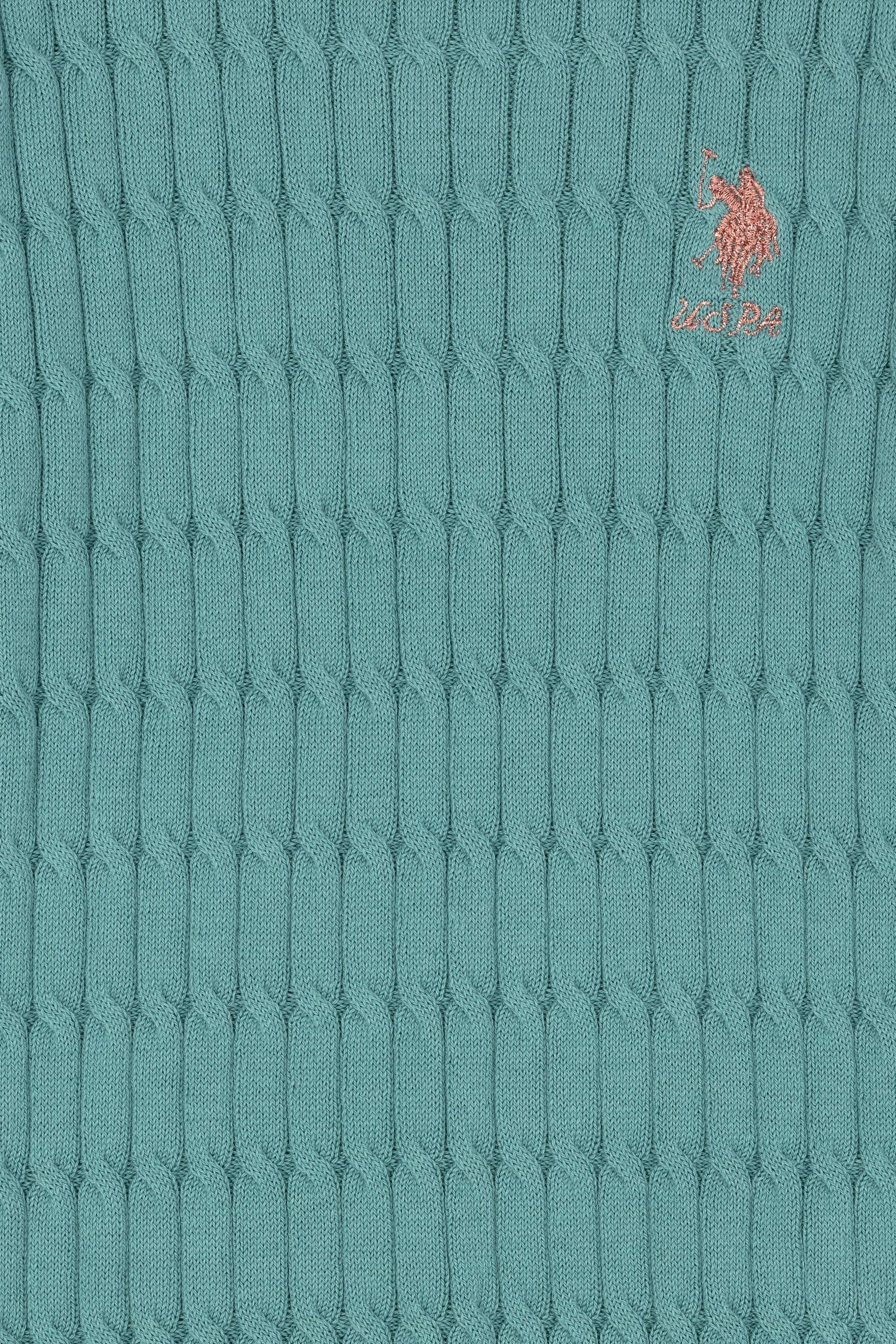 Girl's Mint Basic Sweater