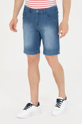 Men's Blue Jean Shorts