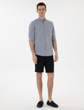 Navy Blue Regular Fit Long Sleeve Shirt