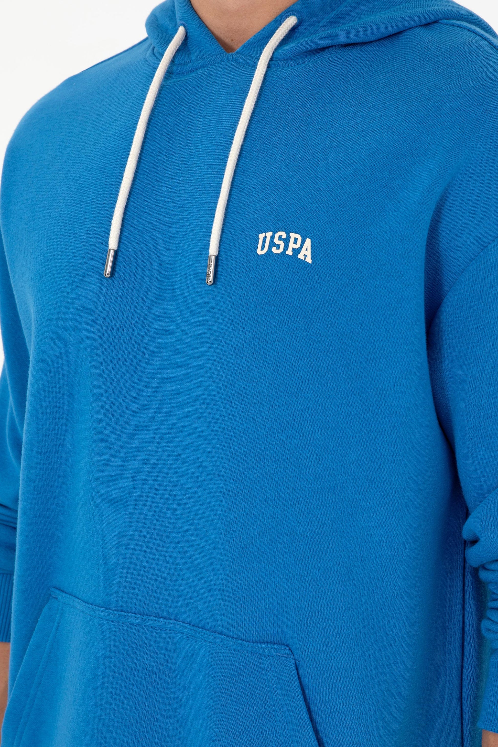 Men's Hooded Cobalt Basic Sweatshirt