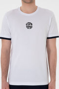 Men's Regular Fit Crew Neck White T-Shirt