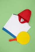 Girl's White Hooded Sweatshirt