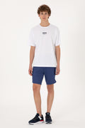 Men's Comfort Fit Crew Neck White T-Shirt
