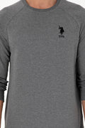 Men's Anthracite Melange Basic Sweatshirt