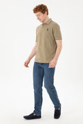 Men's Khaki Basic T-Shirt