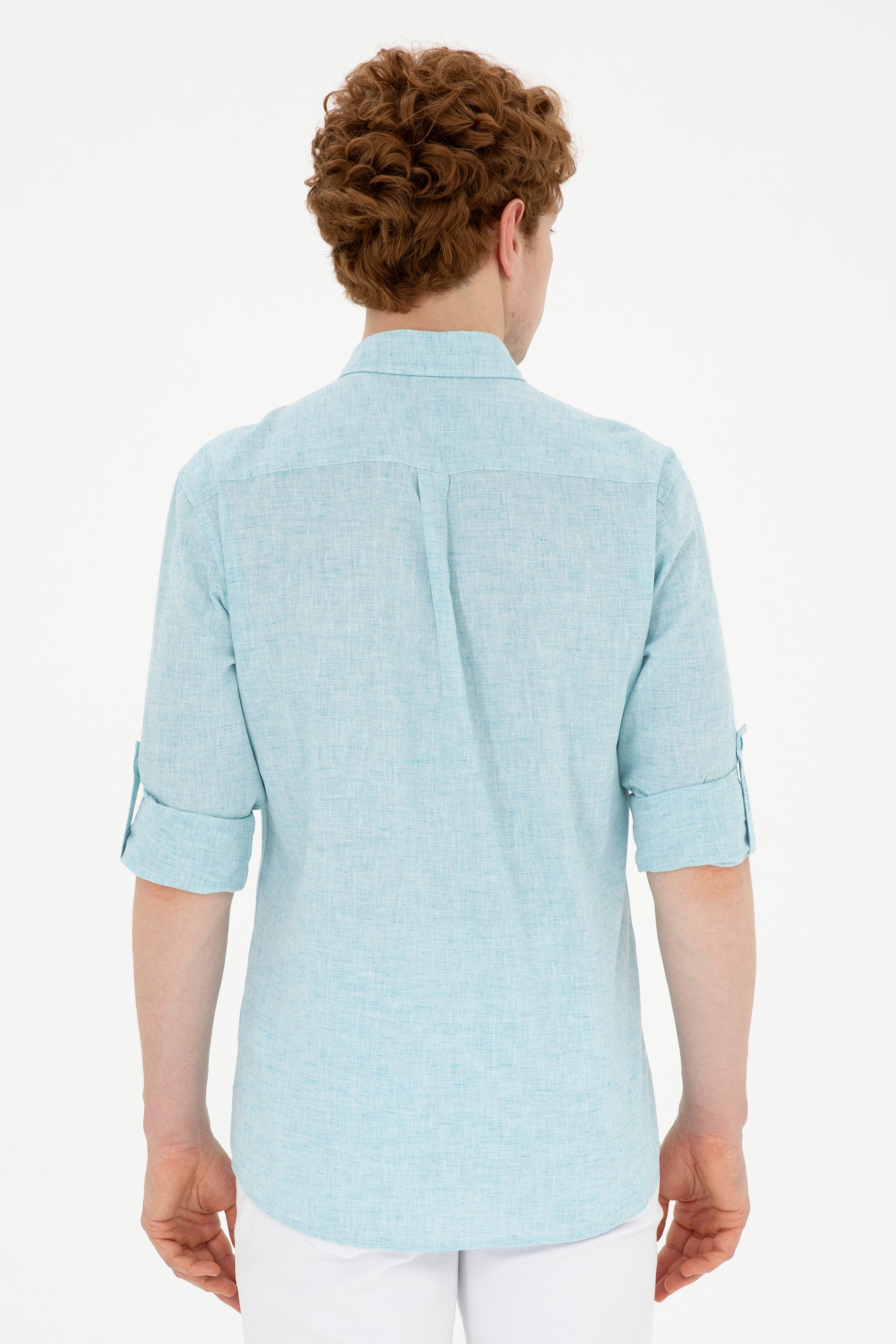 Men's Mint Long Sleeve Shirt