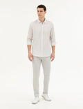 Green Regular Fit Long Sleeve Shirt