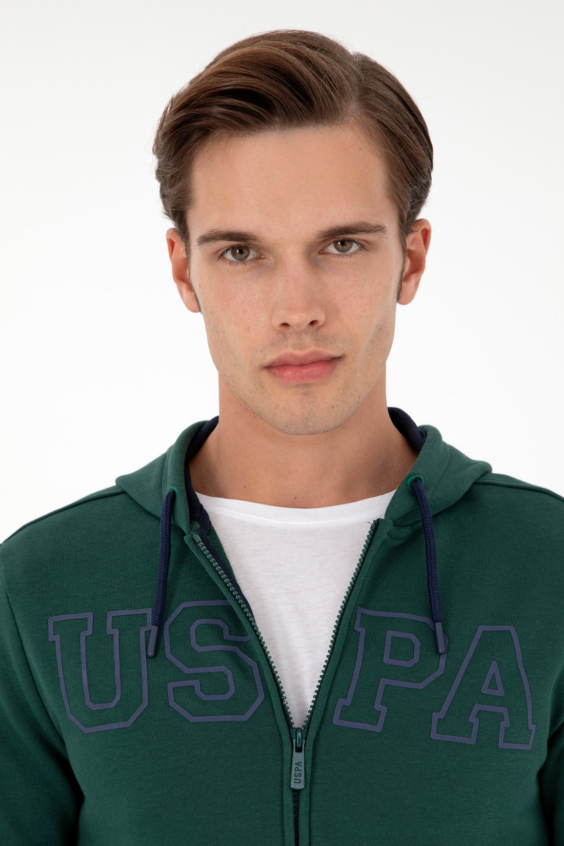 Men's Dark Green Knitted Cardigan