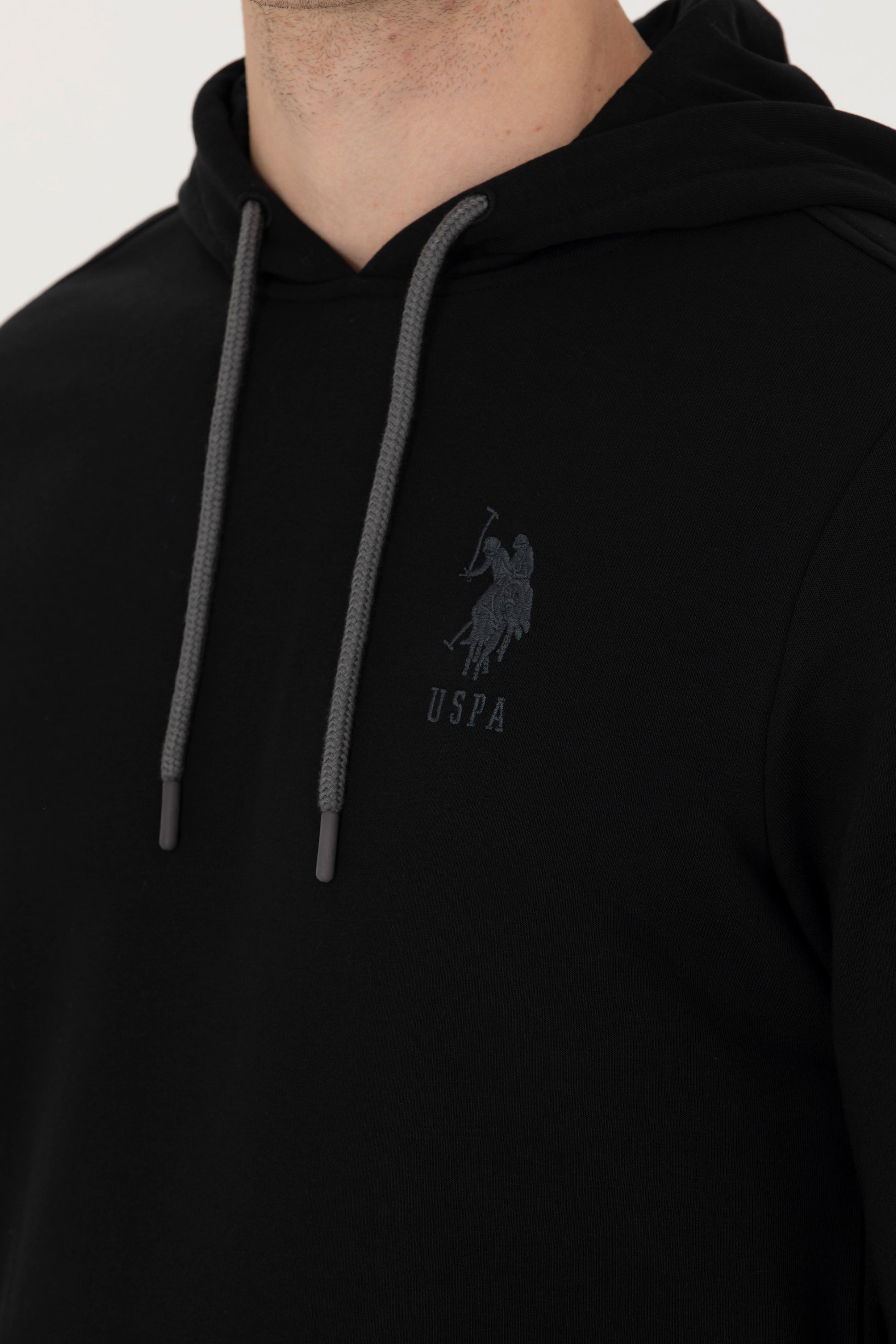 Men's Black Basic Sweatshirt