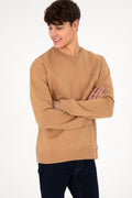 Men's Camel Basic Sweatshirt