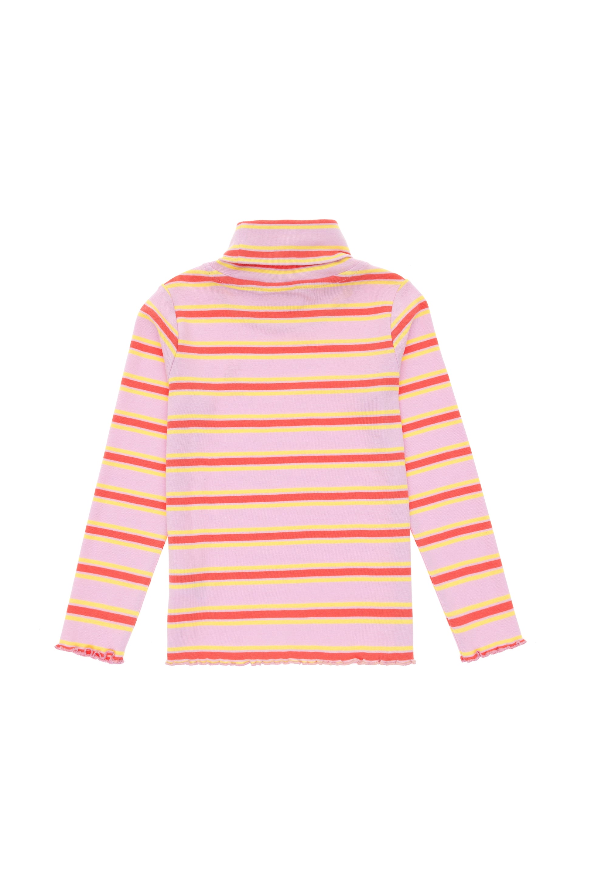 Girls' Pink Turtleneck Sweatshirt