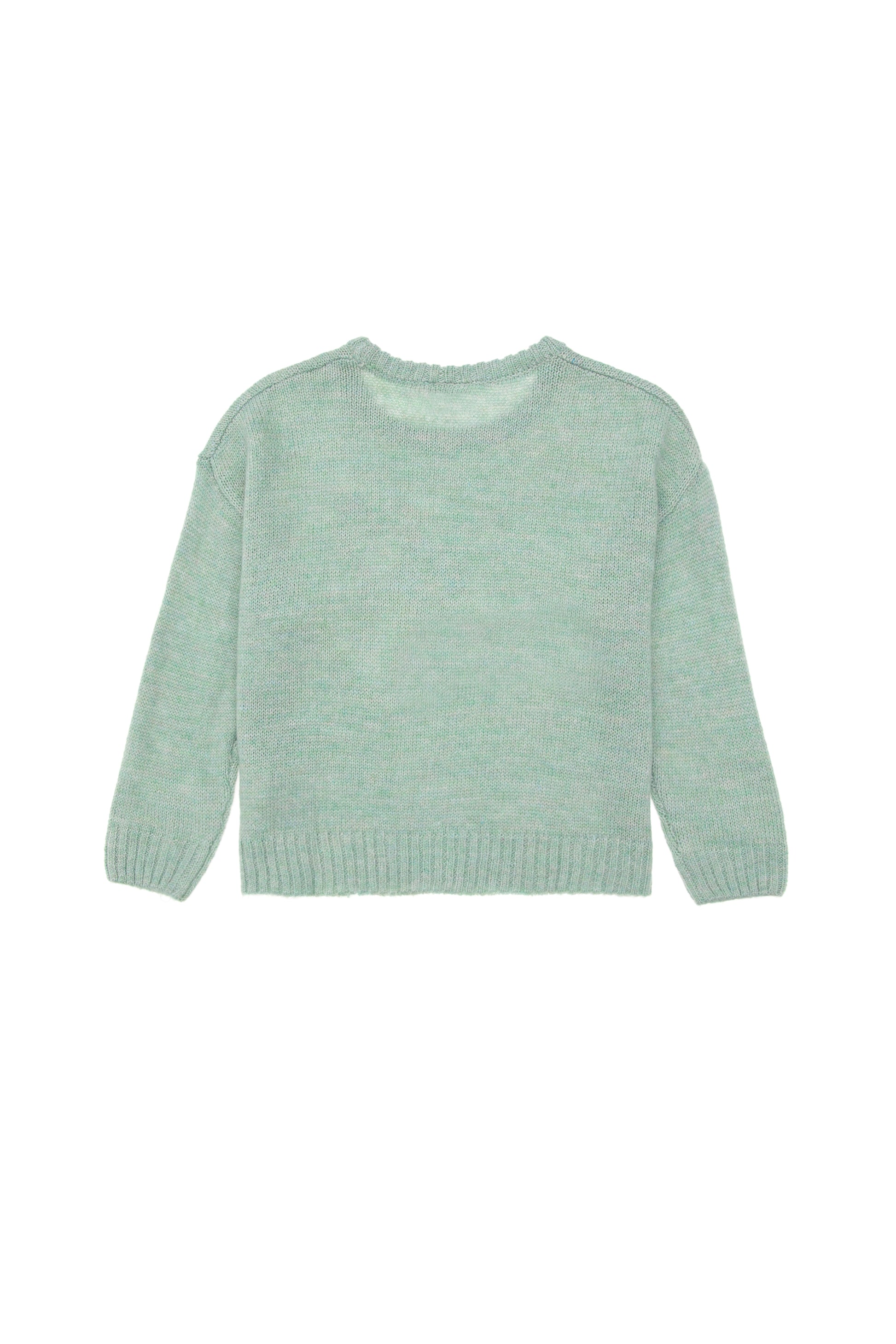 Girl's Water Green Sweater