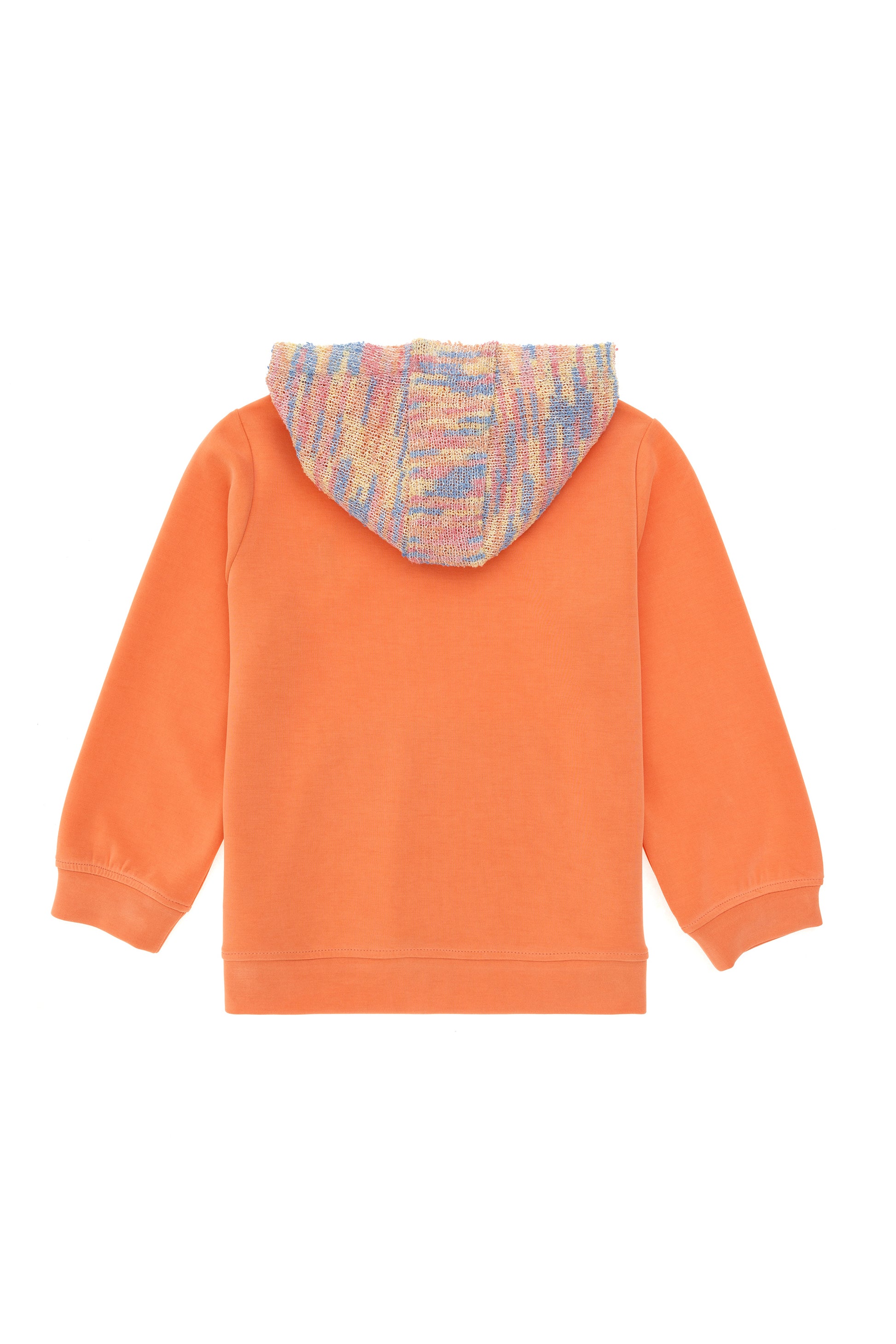 Girls' Salmon Hooded Sweatshirt