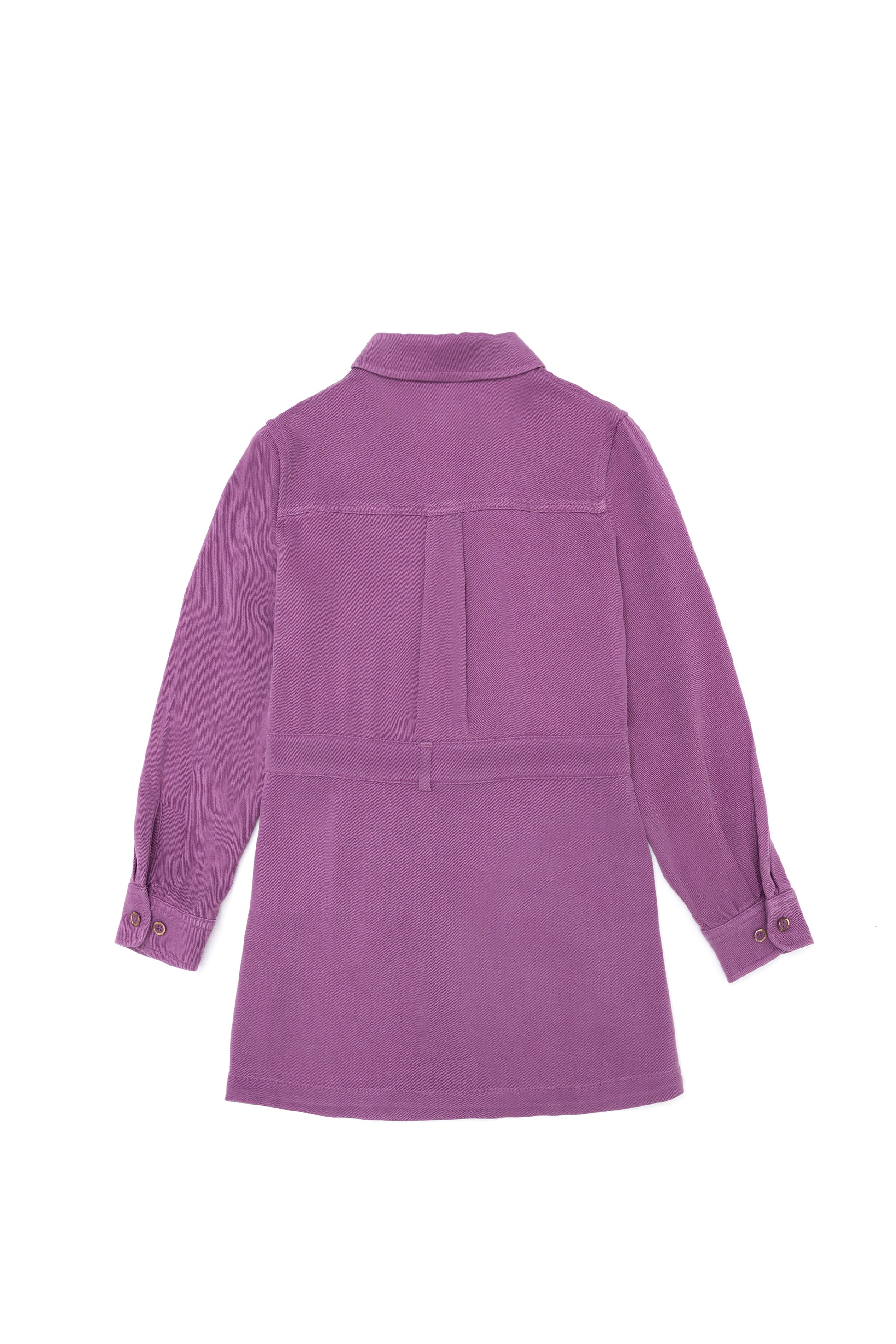 Girl's Violet Knitted Dress