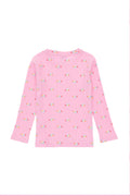Girls' Pink Crew Neck Sweatshirt