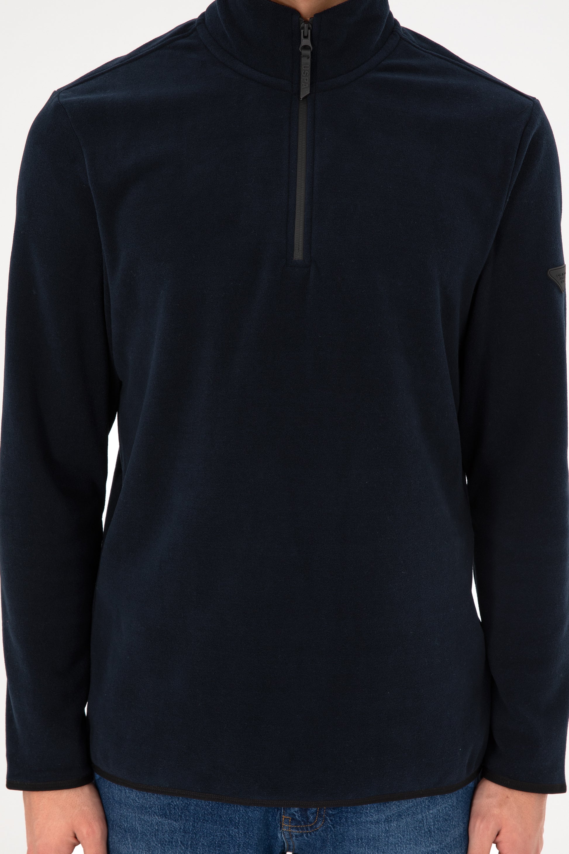 Men's Navy Blue Basic Sweatshirt