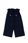 Girls' Navy Blue Canvas Pants