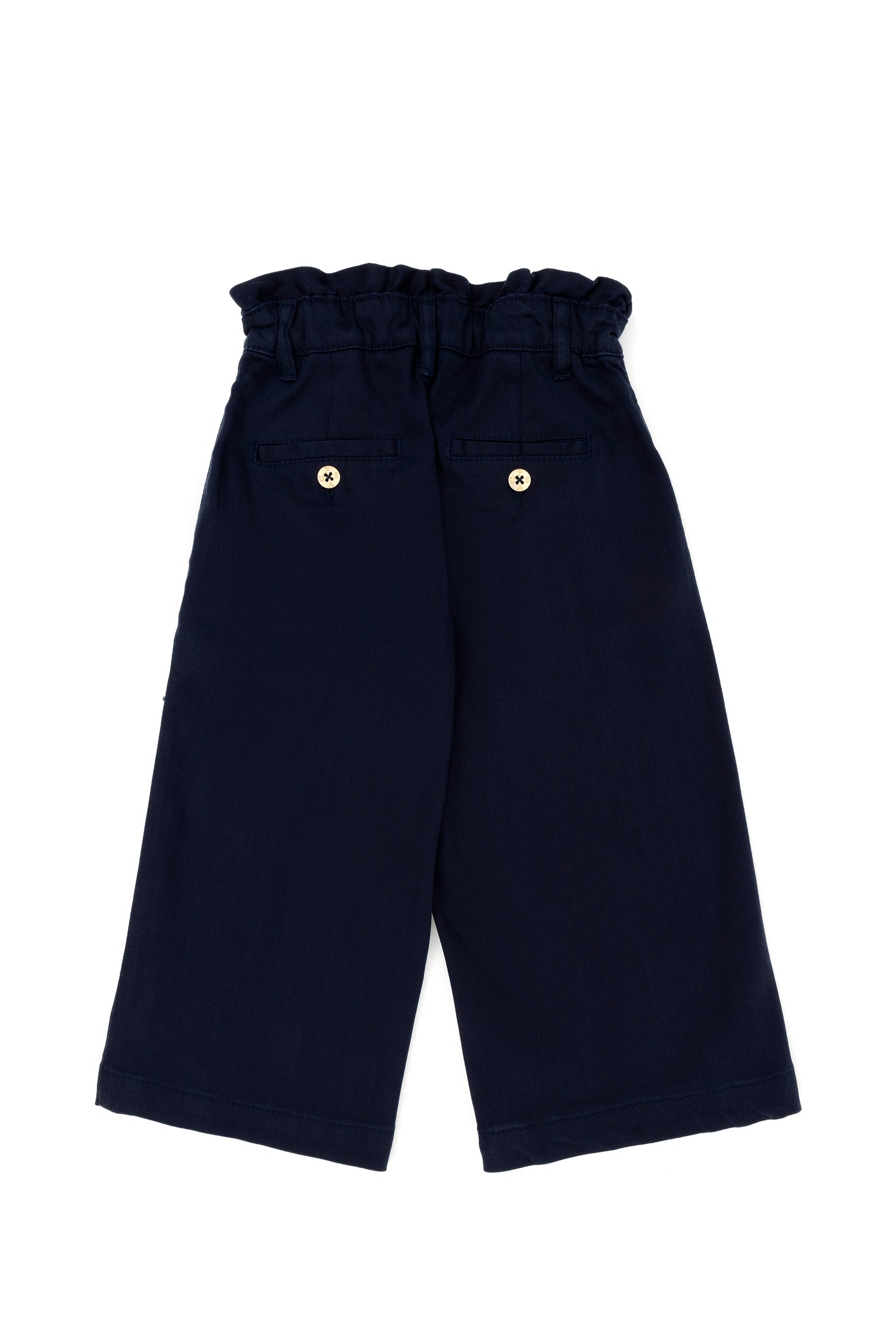 Girls' Navy Blue Canvas Pants