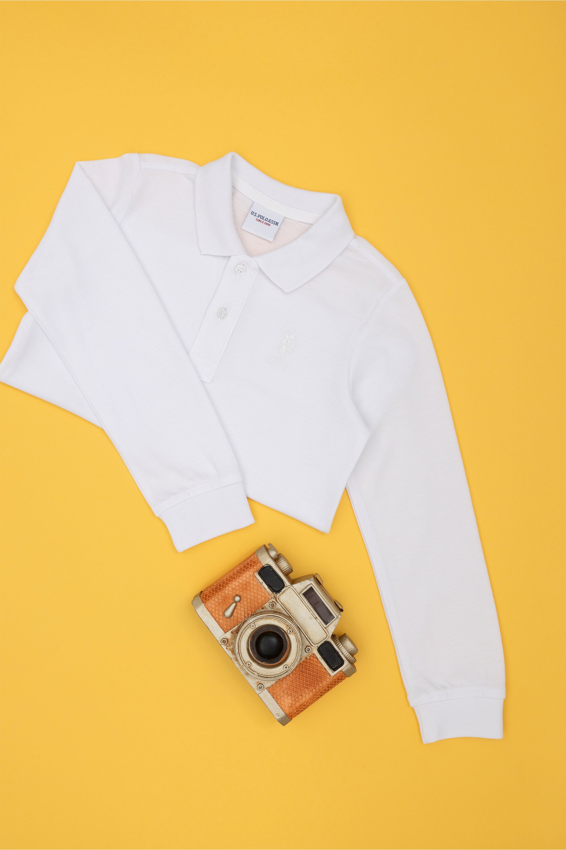 Boy Baby White Basic Sweatshirt