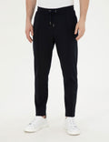 Navy Blue Slim Fit Sweatpants