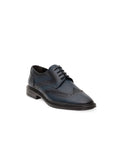 Navy Blue 100% Leather Classic Shoes