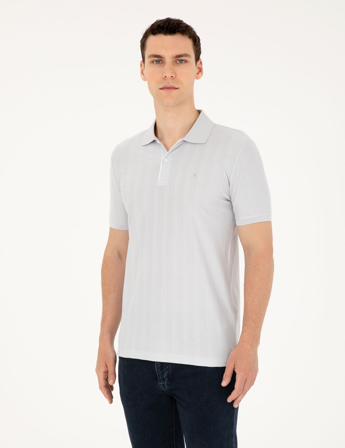 Light Grey Slim Fit T-Shirt