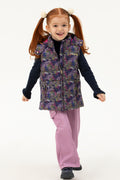 Girls' Navy Blue Hooded Vest