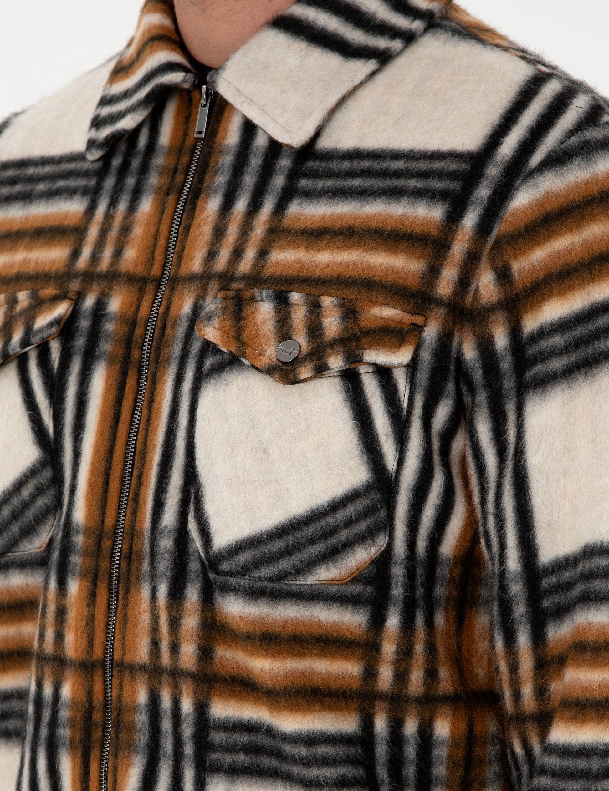 Brown Regular Fit Knitted Shirt