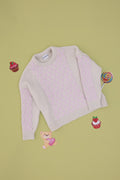 Girl's Cream Sweater