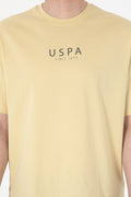 Men's Oversize Fit Crew Neck Light Khaki T-Shirt