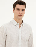 Green Regular Fit Long Sleeve Shirt