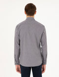 Anthracite Slim Fit Long Sleeve Shirt